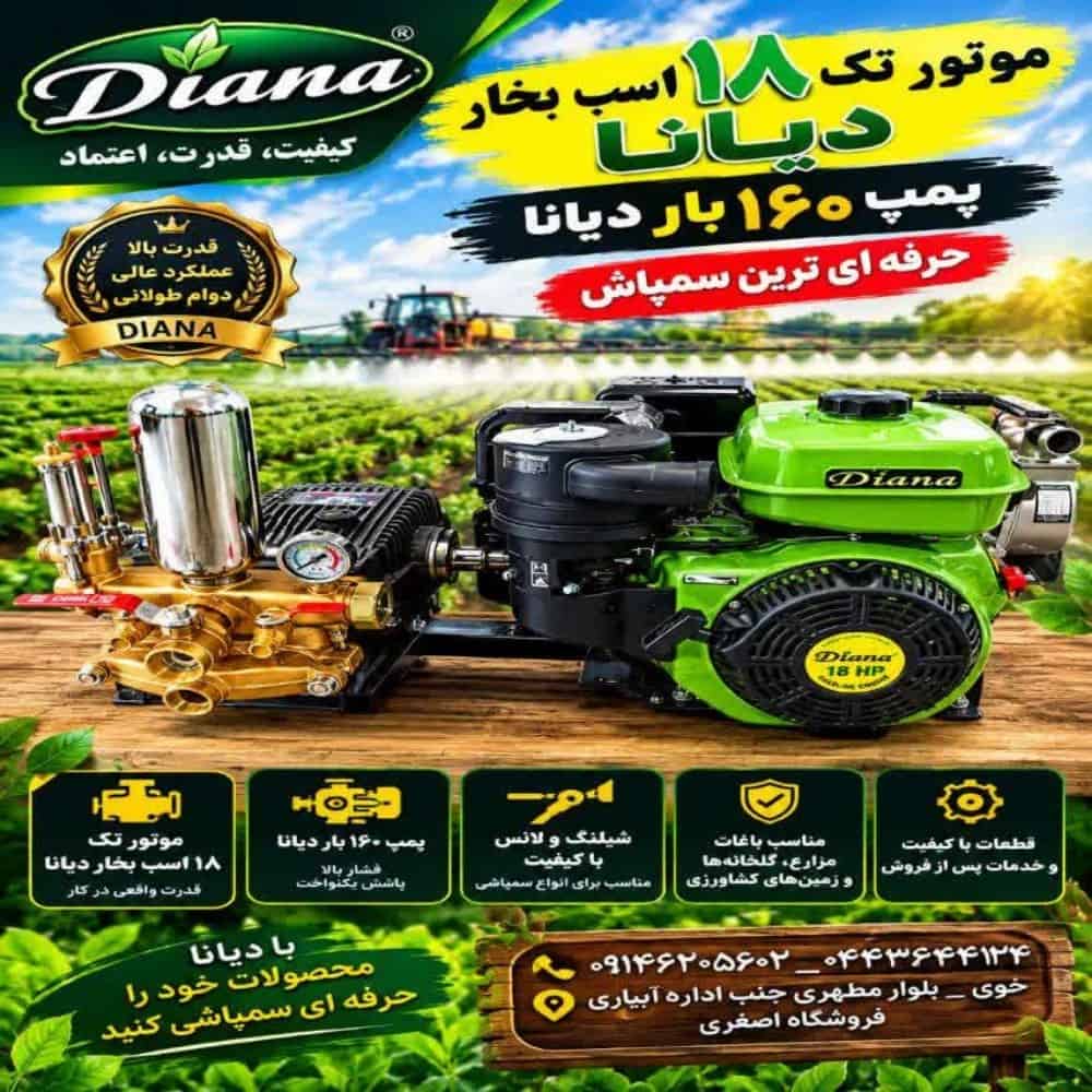 سمپاش تک موتور دیانا